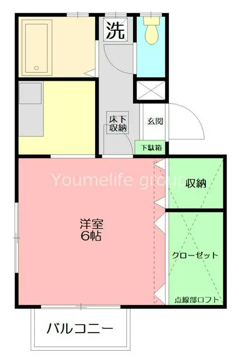 ユニメゾン湘南 1階階 間取り