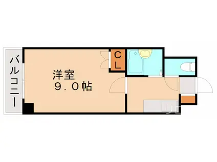 NO.35 SURFERS-PROJECT2100 小倉駅(1K/5階)の間取り写真