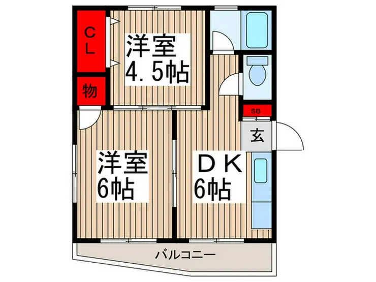 アイランドマンション 1階階 間取り
