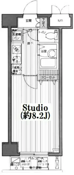 グランド・ガーラ日本橋茅場町 11階階 間取り