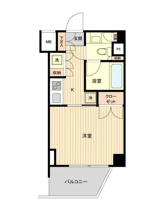萩中イースト 2階階 間取り