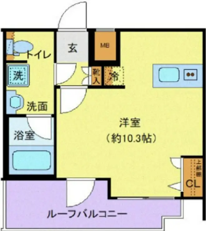 プレール・ドゥーク高井戸 5階階 間取り