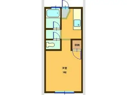 CRAFT HOME(1K/1階)の間取り写真