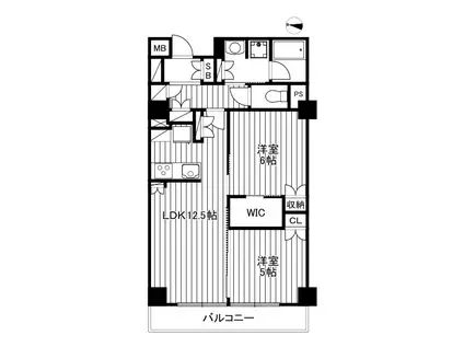 SOLAIE ILL練馬北町(2LDK/3階)の間取り写真