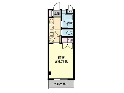 アーバネックスTM(1K/3階)の間取り写真