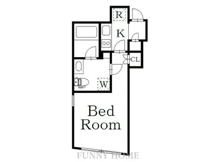 ヴェリタス永福町(1K/4階)の間取り写真