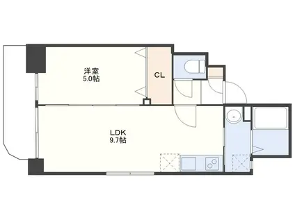 ソフィア レジデンス(1LDK/3階)の間取り写真