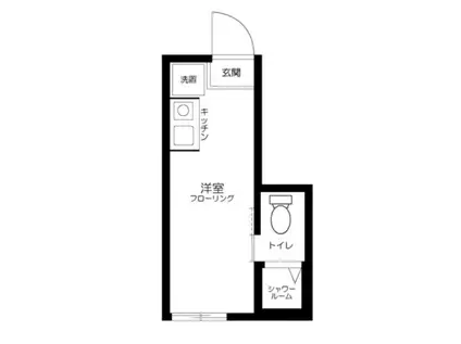 LALA柴又(ワンルーム/1階)の間取り写真