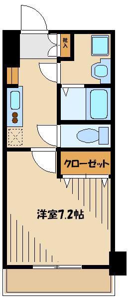 PRIMAL MACHIDA(1K/8階)の間取り写真