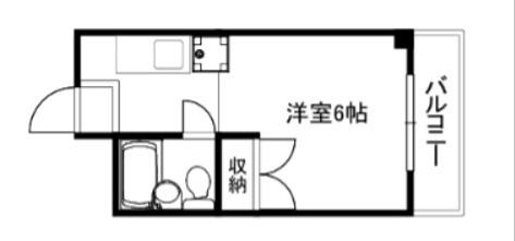 アメニティ聖護院(ワンルーム/3階)の間取り写真
