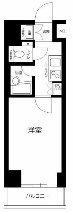 ルーブル方南町 7階階 間取り