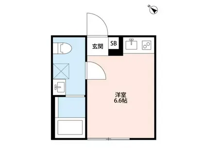 TEN-NOM HOUSE PREMIER(ワンルーム/2階)の間取り写真