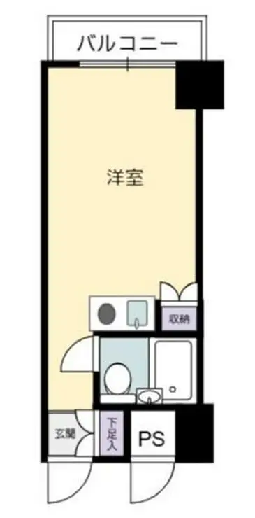 トーカン伊勢佐木町キャステール 5階階 間取り