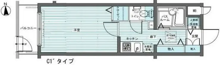 フェニックス麻布狸穴公園 1階階 間取り