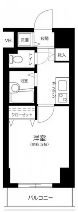 エスコート蒲田 2階階 間取り