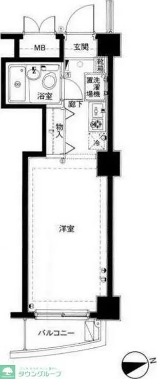 メインステージ中野弥生町 8階階 間取り