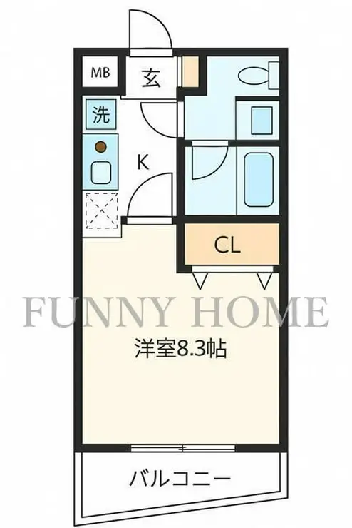 エルメゾンダイカネ 2階階 間取り