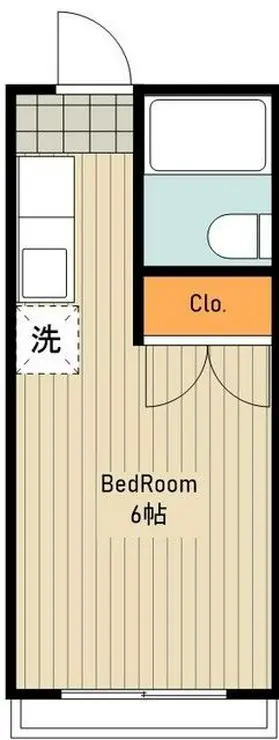 鈴蘭荘 2階階 間取り