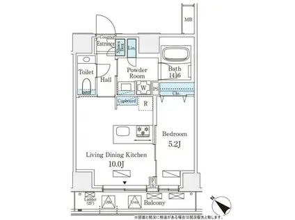 オーパスレジデンス南青山(1LDK/2階)の間取り写真