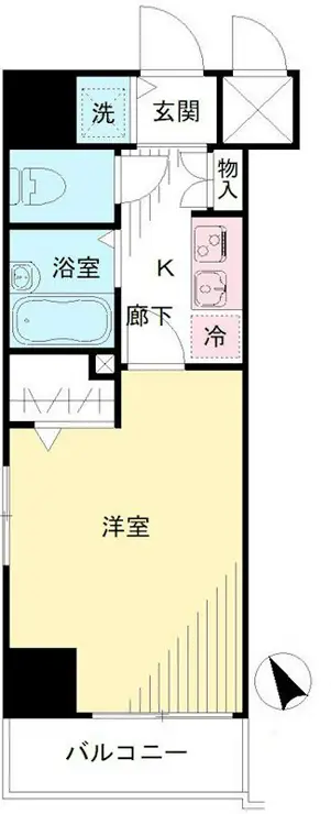 トーシンフェニックス笹塚駅前弐番館 6階階 間取り