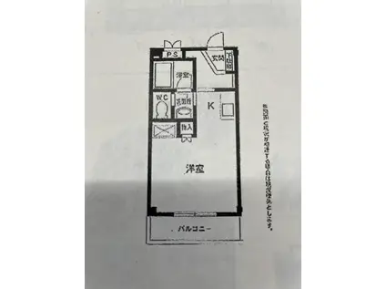 シャンブルYOSHIMI(ワンルーム/2階)の間取り写真