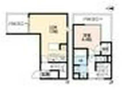 ROBOT HOME 中目黒 ロボットホームナカメグロ(1LDK/4階)の間取り写真