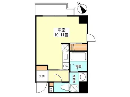 サンクレスト弐番館(ワンルーム/7階)の間取り写真