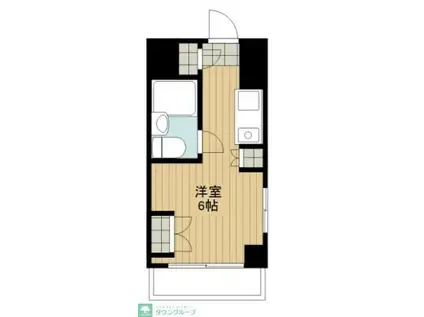 新丸子センチュリープラザ21(ワンルーム/6階)の間取り写真