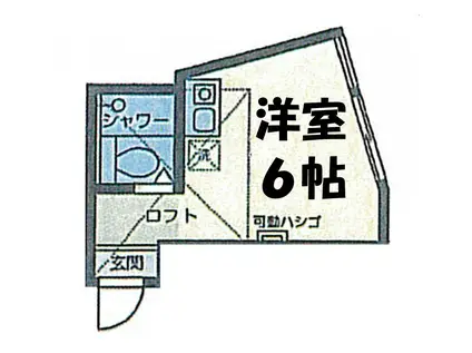 ユナイト久末オウロブレット(ワンルーム/2階)の間取り写真
