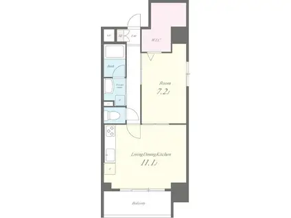 MIZUHO FLATS瑞穂フラッツ(1LDK/3階)の間取り写真