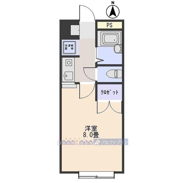 フェリーチェハウス新前橋(1K/1階)の間取り写真