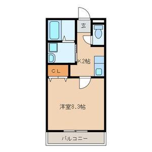 アーバニティ 913195(1K/1階)の間取り写真