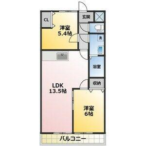 GARDEN SITE15(2LDK/2階)の間取り写真