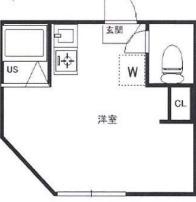 SUNNY HOUSE(ワンルーム/2階)の間取り写真