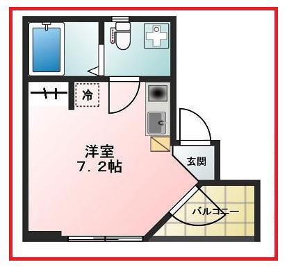 グランツ千石II(ワンルーム/2階)の間取り写真