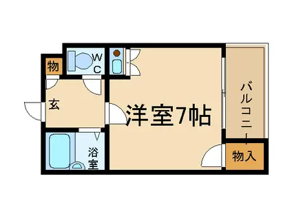 グランコーポ我孫子(ワンルーム/5階)の間取り写真