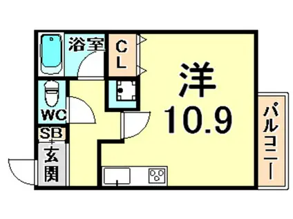 M-ROY・YAL(ワンルーム/3階)の間取り写真