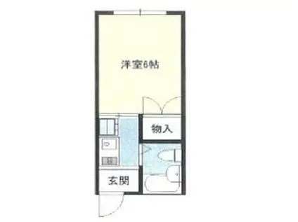 TMコーポラス(1K/1階)の間取り写真