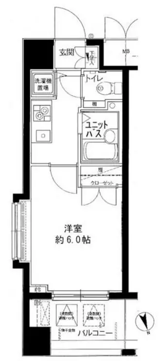 メインステージ麻布十番II 11階階 間取り