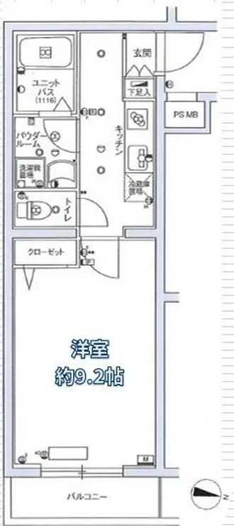 スカイコート板橋本町 3階階 間取り