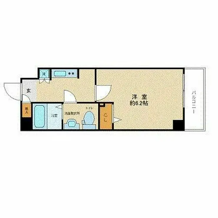 ステージファースト池袋アジールコート 7階階 間取り
