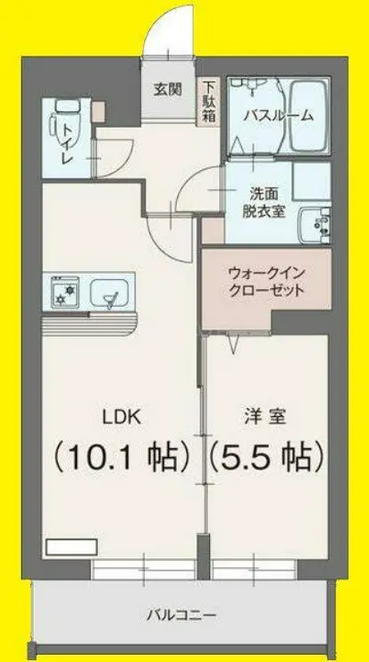 ピーノ湘南 3階階 間取り