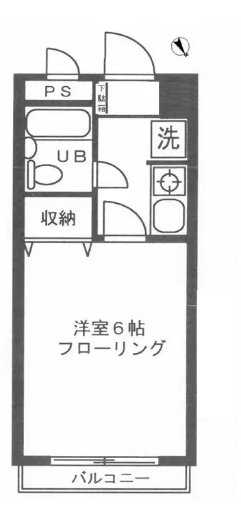 プライム・コア溝の口 4階階 間取り