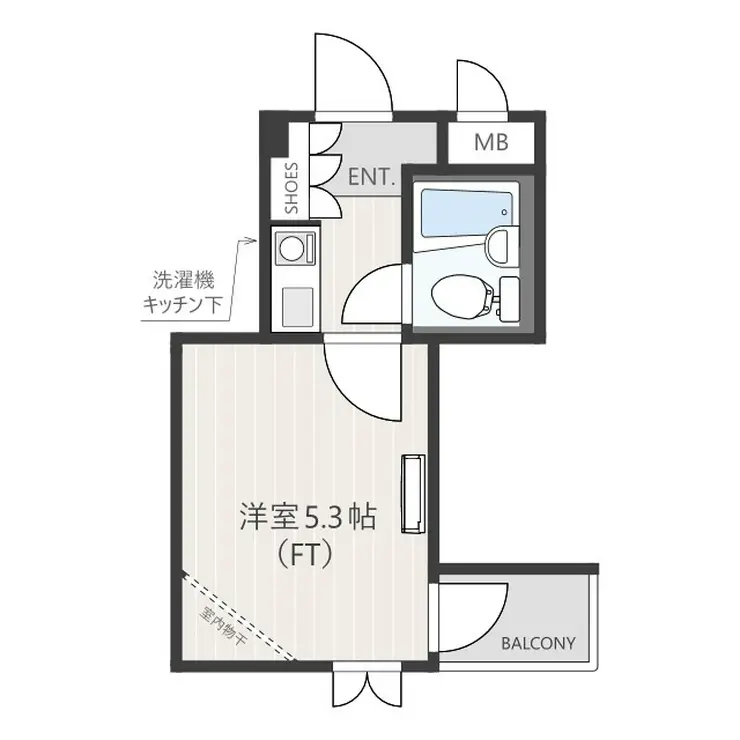 コモンハウス 2階階 間取り
