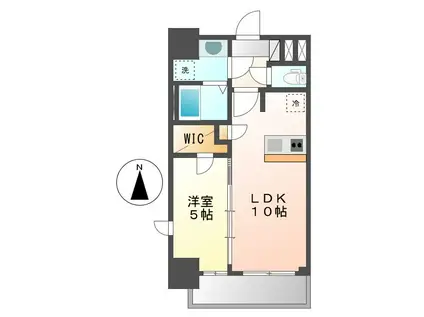 プレサンス栄ブリオ(1LDK/7階)の間取り写真