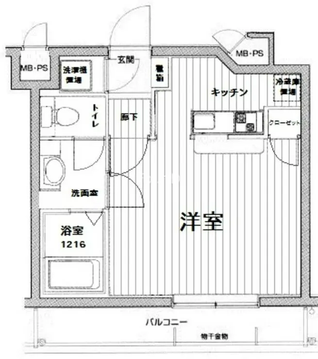 ガラ・シティ大井町駅前 3階階 間取り