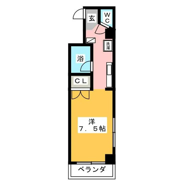 マーブルレジデンス 3階階 間取り