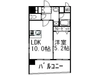 エスペランザアザブ ESPERANZA AZABU(1LDK/11階)の間取り写真