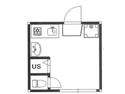 シエスタヒルズ(ワンルーム/2階)の間取り写真
