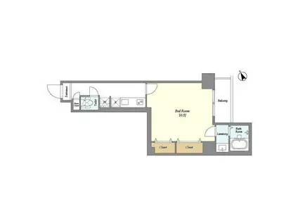 アルファコート曳舟2(1K/7階)の間取り写真